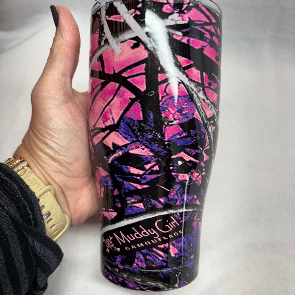 Muddy‎ Girl Camouflage Tumbler ORCA 30oz Insulated Stainless Steel Lid